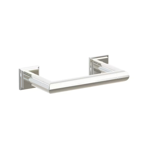 Emtek Modern Tubular Brass Paper Holder - Pivoting Double Post