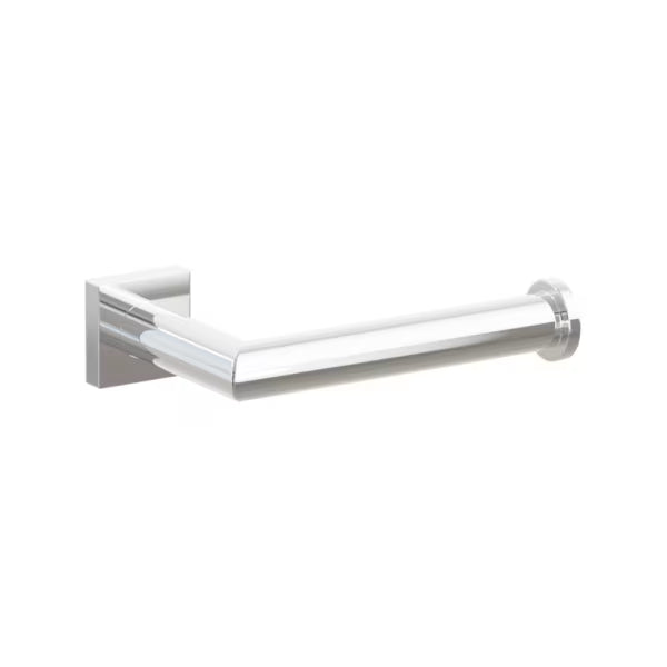 Emtek Modern Tubular Brass Paper Holder - Single Post