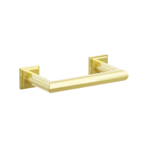 Emtek Modern Tubular Brass Paper Holder - Pivoting Double Post