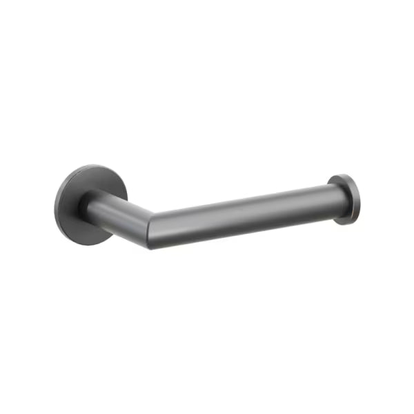 Emtek Modern Tubular Brass Paper Holder - Single Post