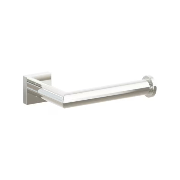 Emtek Modern Tubular Brass Paper Holder - Single Post