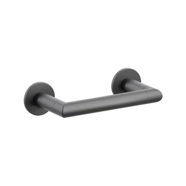 Emtek Modern Tubular Brass Paper Holder - Pivoting Double Post
