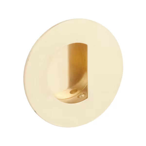 Emtek - Round with Half Moon Pocket Flush Pull