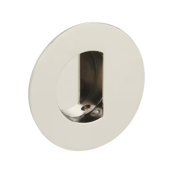 Emtek - Round with Half Moon Pocket Flush Pull
