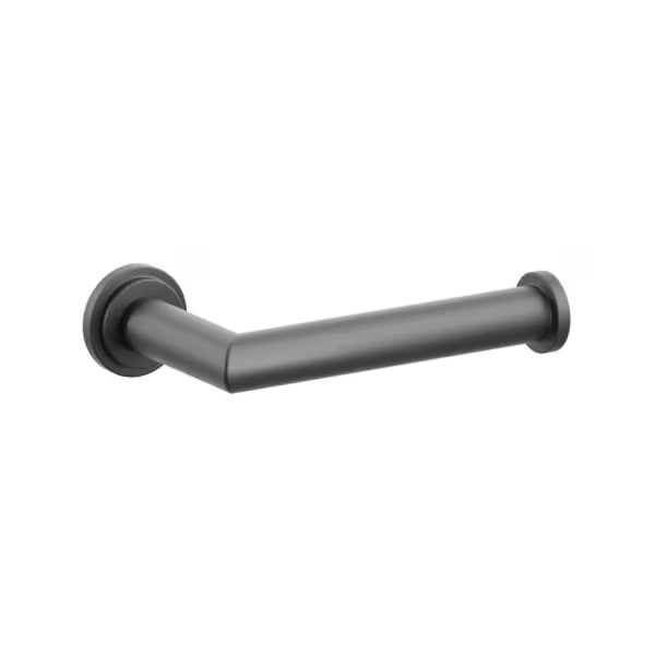 Emtek Modern Tubular Brass Paper Holder - Single Post