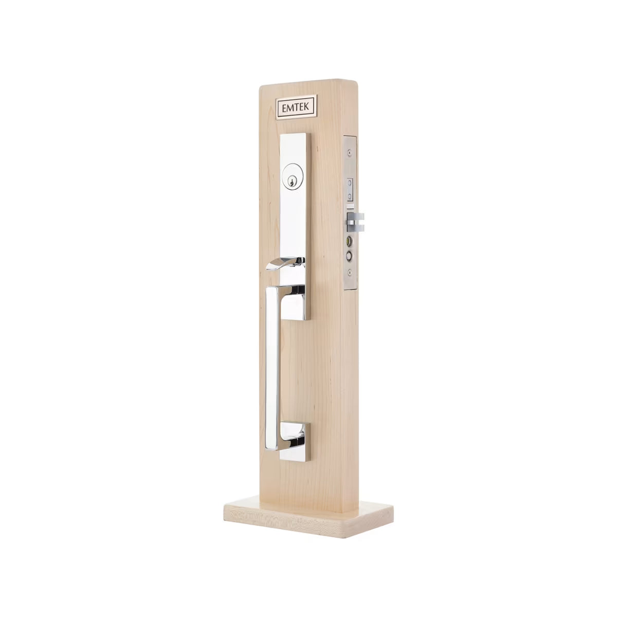 Emtek Brass Mortise Entrance Handleset - Adelaide Mortise