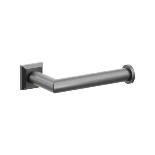 Emtek Modern Tubular Brass Paper Holder - Single Post