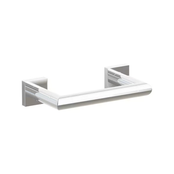 Emtek Modern Tubular Brass Paper Holder - Pivoting Double Post