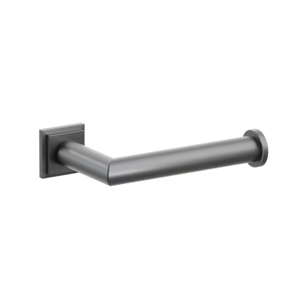 Emtek Modern Tubular Brass Paper Holder - Single Post