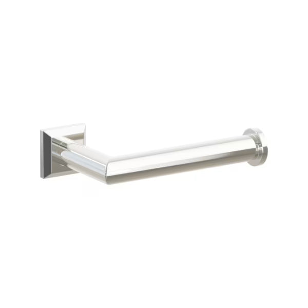 Emtek Modern Tubular Brass Paper Holder - Single Post
