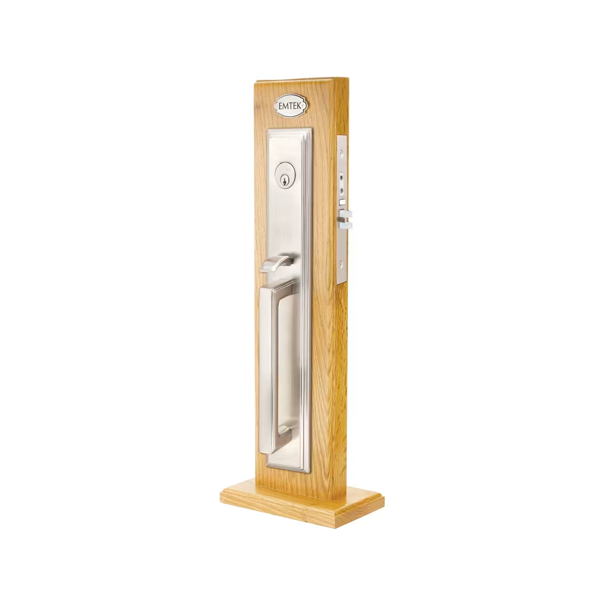 Emtek Brass Mortise Entrance Handleset - Melrose Mortise