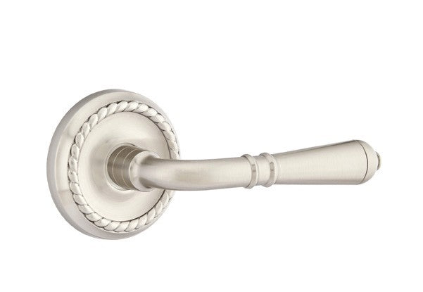 Emtek Door Handle - Turino Lever Rope Rosette - Classic Brass