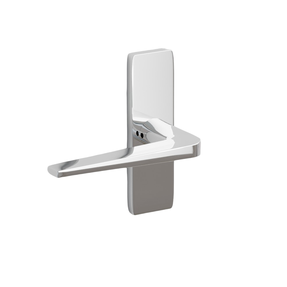 Emtek Stretto Narrow Trim Locksets with Athena Lever