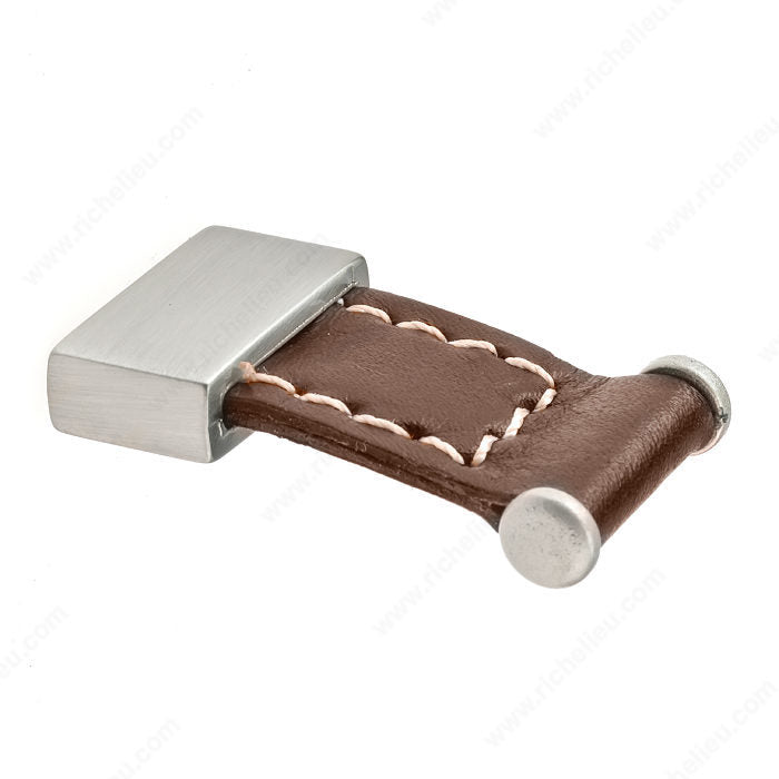 Richelieu Contemporary Leather & Metal Knob - 745 - Inspiration Collection