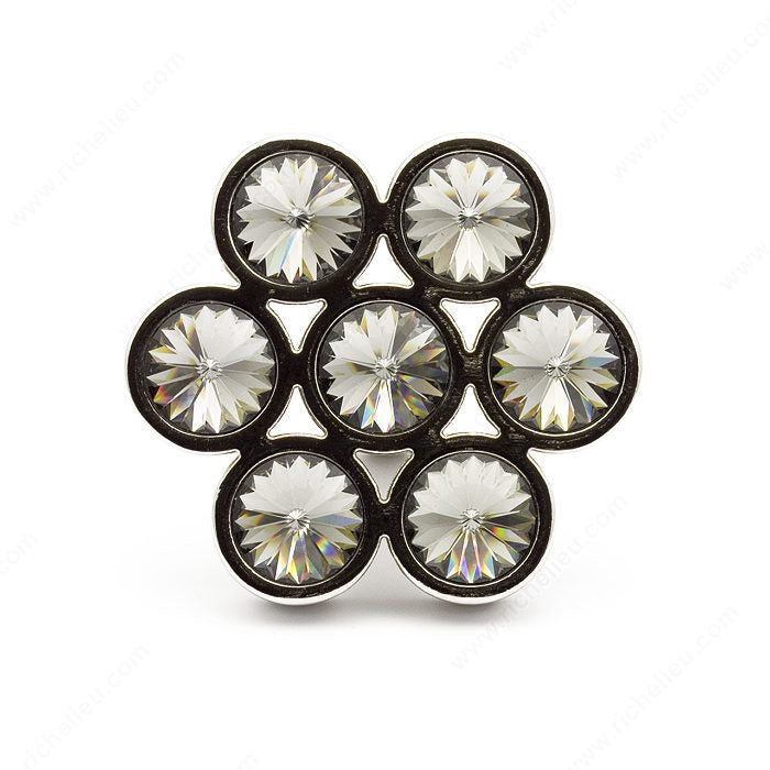 Richelieu Contemporary Swarovski Crystal & Metal Knob - 3077- Inspiration Collection