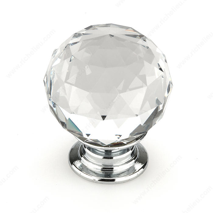 Richelieu Contemporary Crystal Knob - 8737- Inspiration Collection