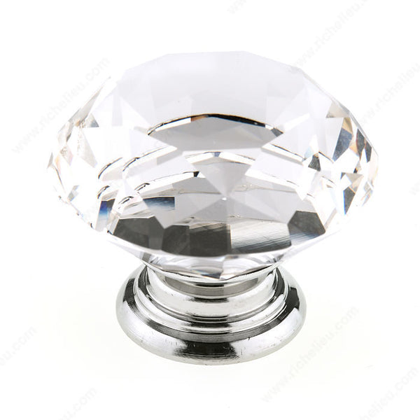 Richelieu Contemporary Crystal Knob - 8776- Inspiration Collection