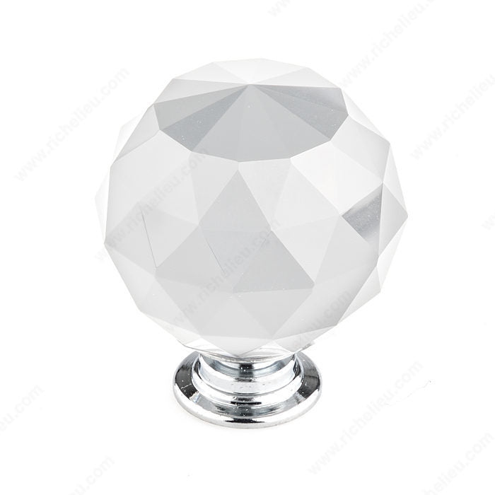 Richelieu Contemporary Crystal Knob - 8737- Inspiration Collection
