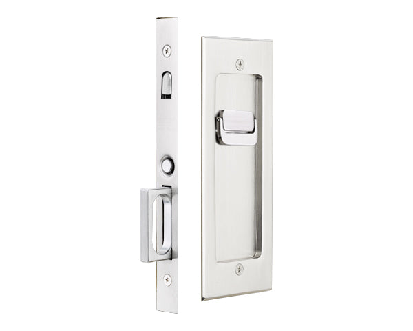 Emtek Modern Rectangular Pocket Door Mortise Locks