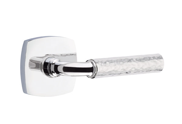 Emtek Select R-Bar Hammered Lever Urban Modern Rosette