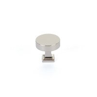 Schaub Round Knob with Square Base- Haniburton Collection