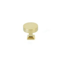 Schaub Round Knob with Square Base- Haniburton Collection