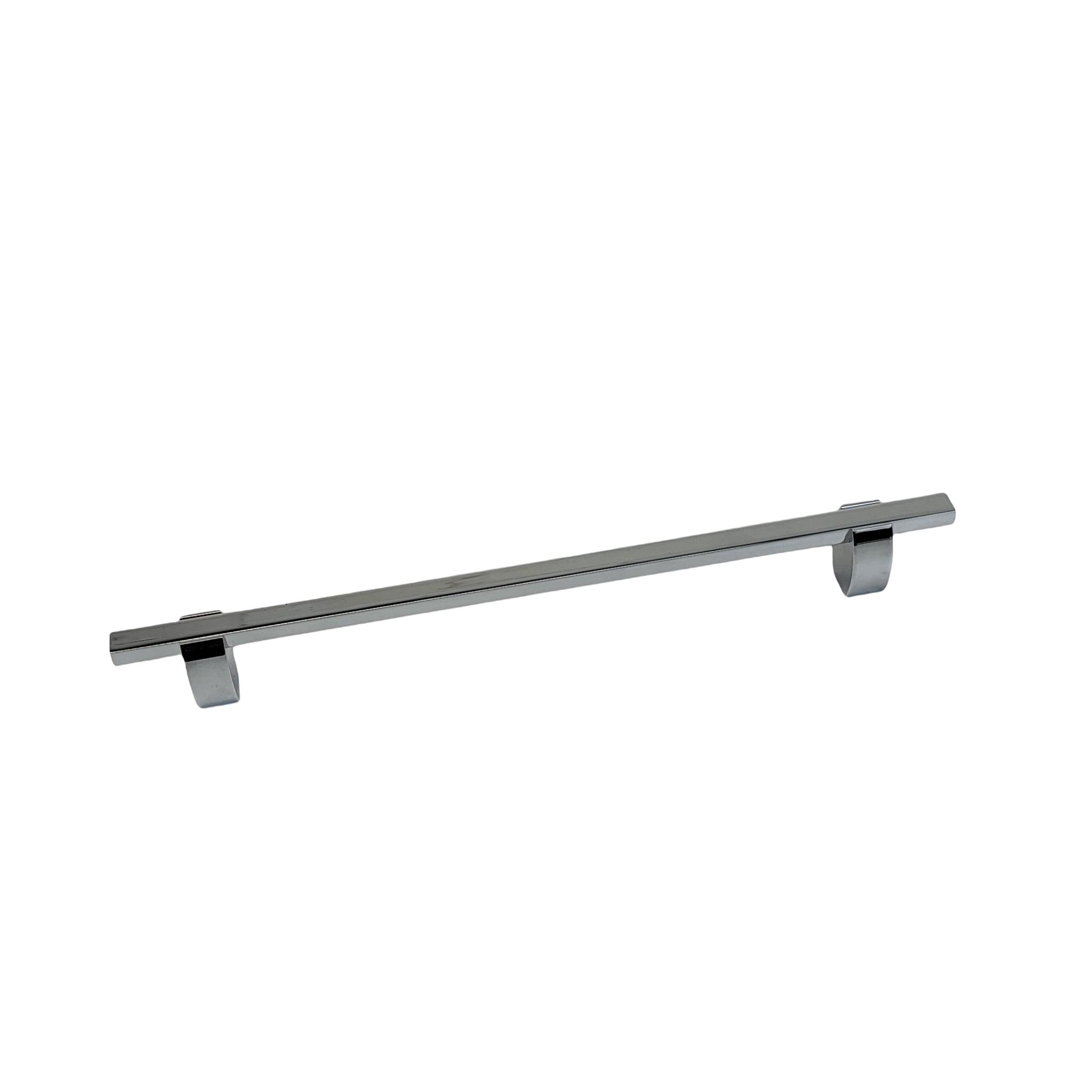 4765- Appliance pull- Chrome stems with Chrome Bars.