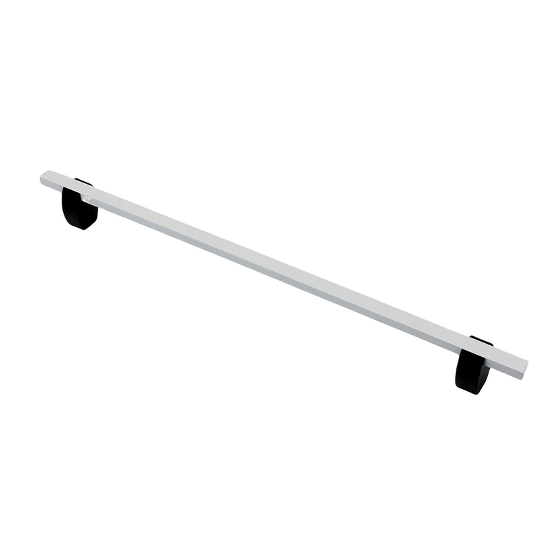 4765- Appliance pull- Matte Black stems with White.