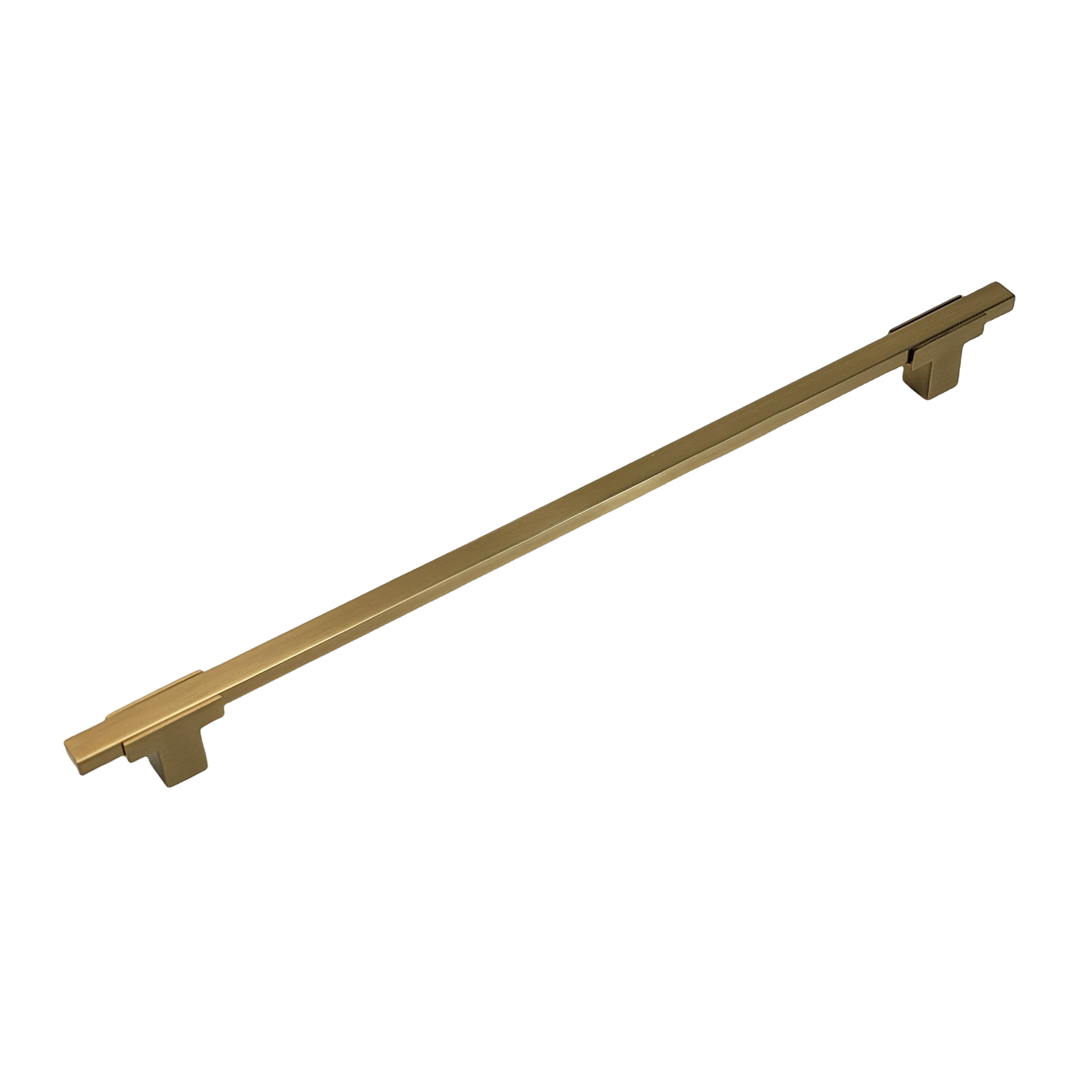 Modern Two Tone Appliance Pull - Brushed Gold Base 4777