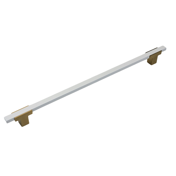 Modern Two Tone Appliance Pull - Brushed Gold Base 4777