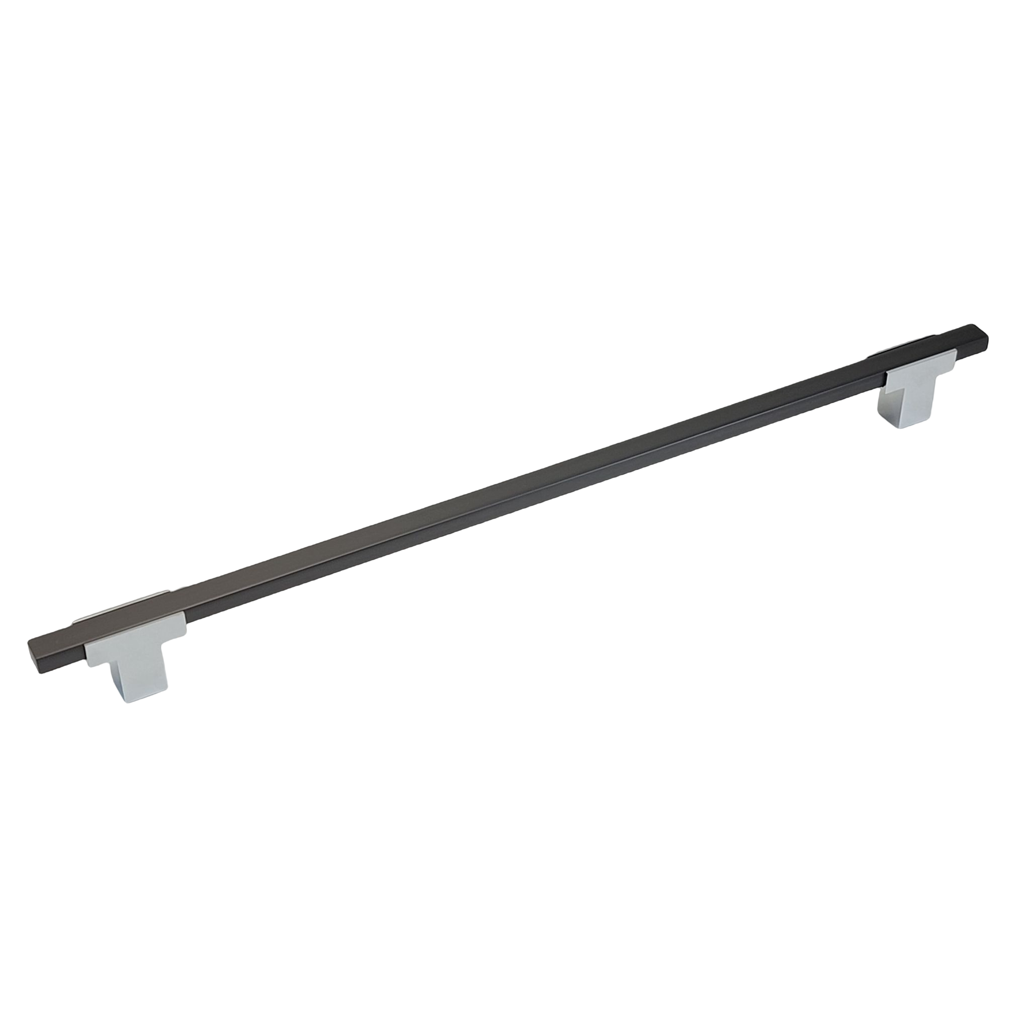 4777 - APPLIANCE PULL - Chrome Base with Titanium bar.