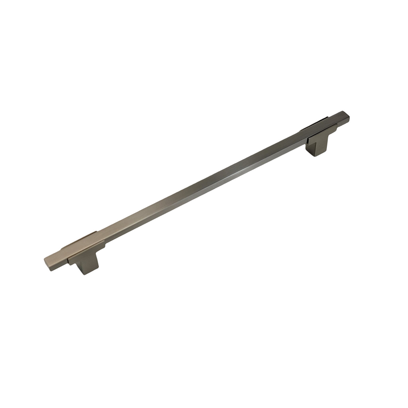 Modern Two Tone Appliance Pull - Brushed Nickel Base 4778