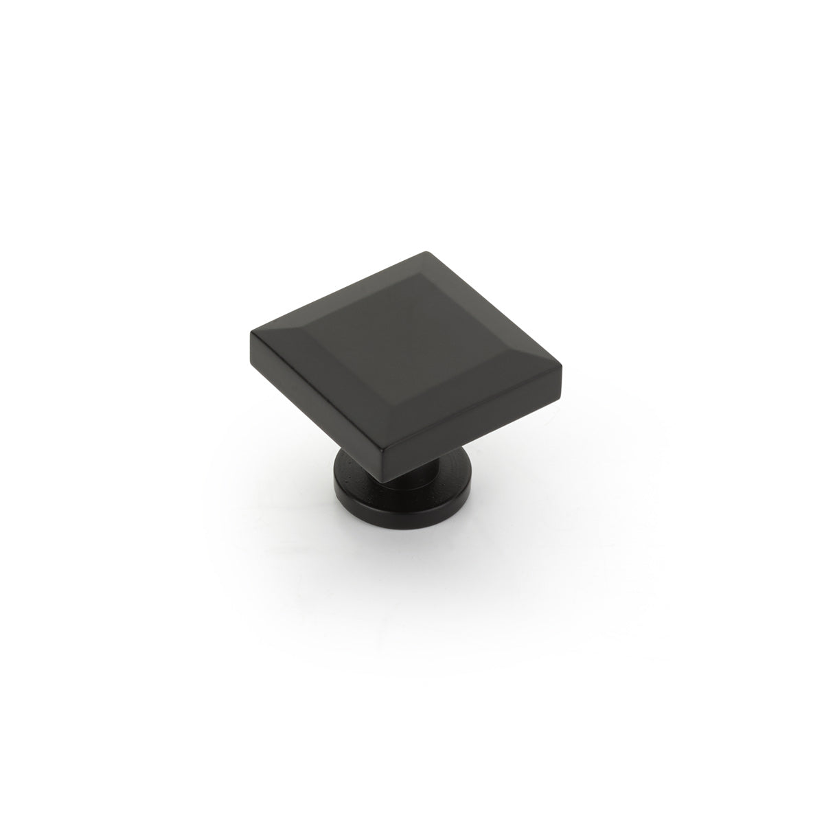 Schaub Square knob- Heathrow Collection