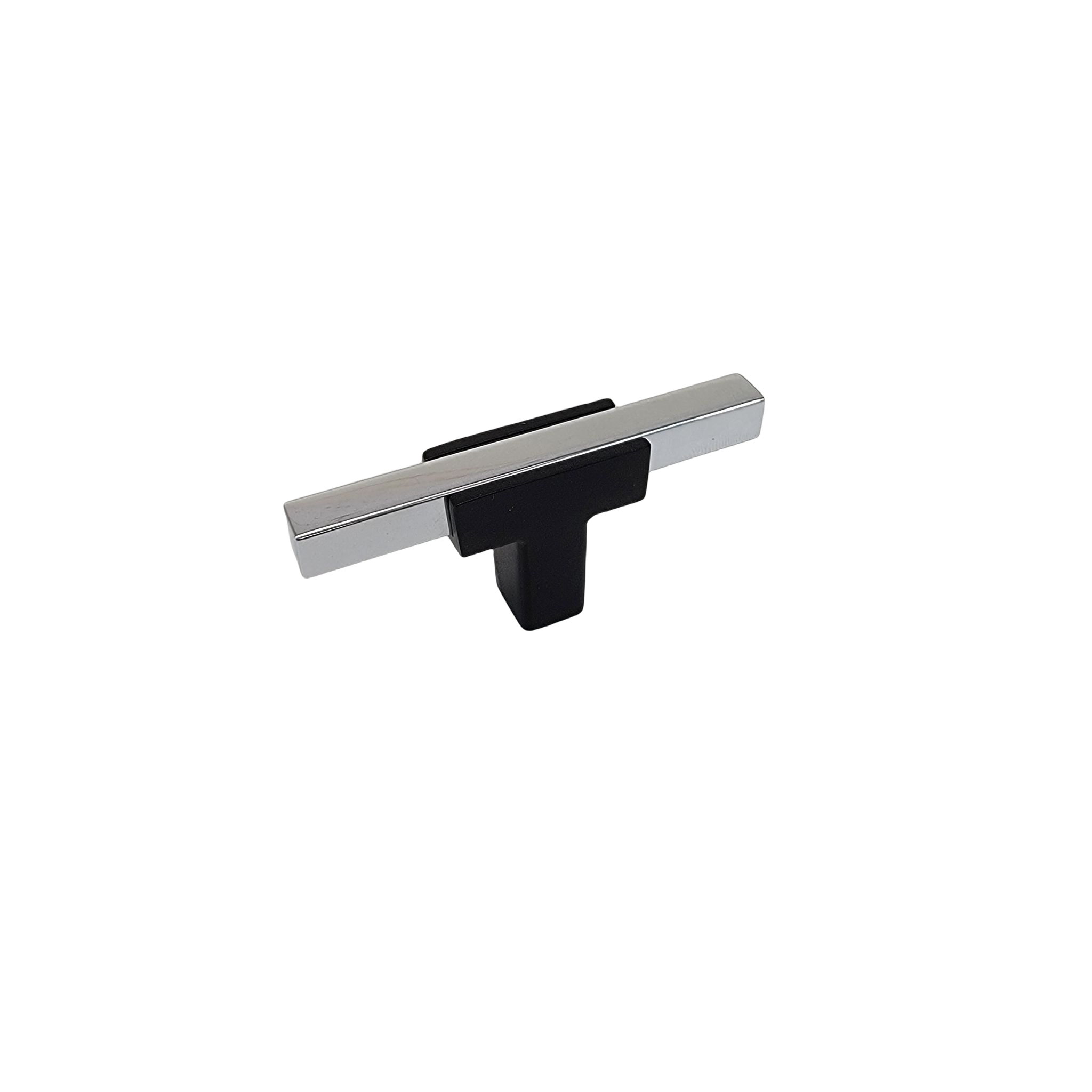 Two Tone T-Bar Knob - Matte Black Base 67