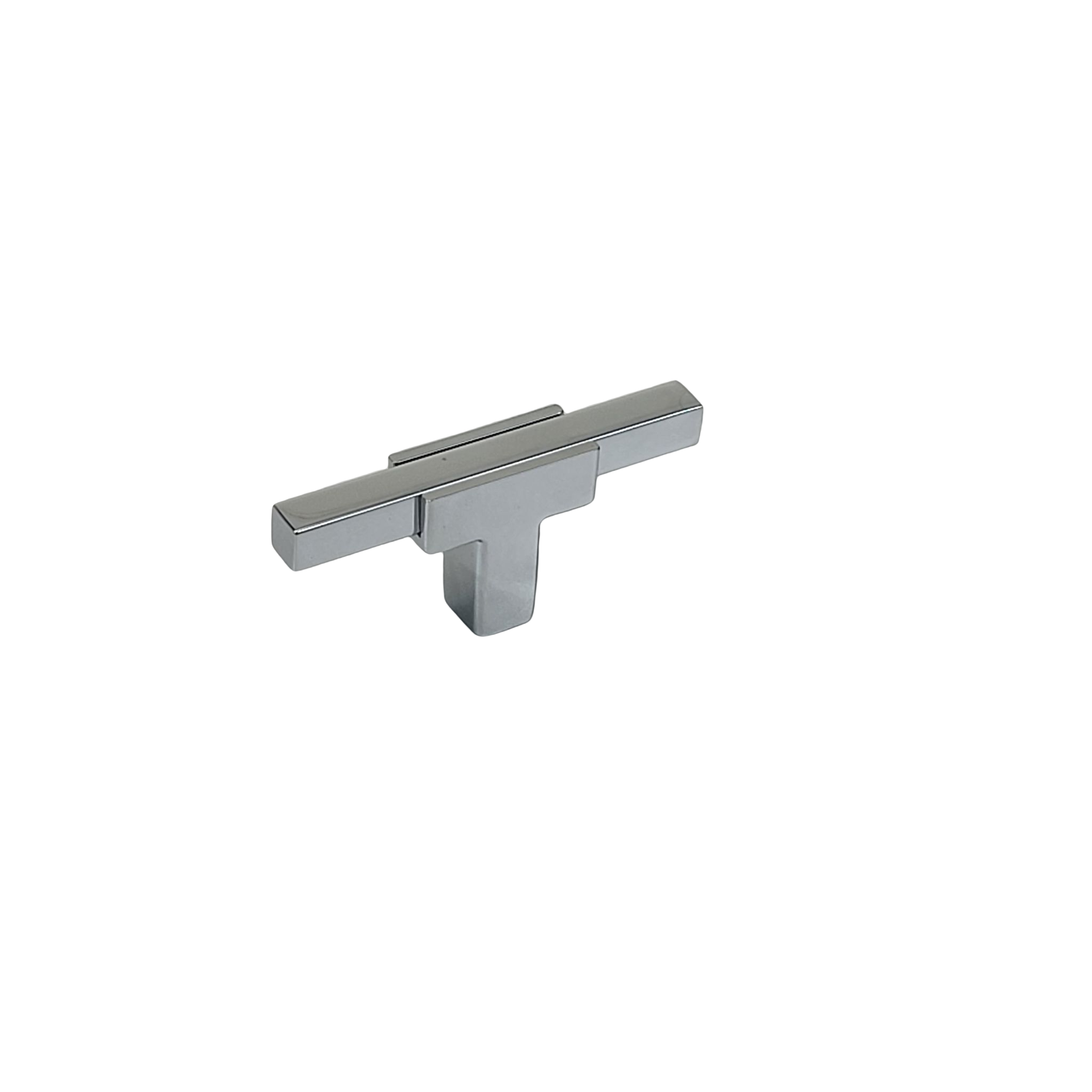 Two Tone T-Bar Knob - Chrome Base 67