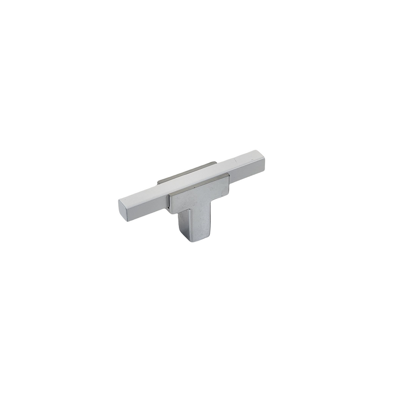 Two Tone T-Bar Knob - Chrome Base 67