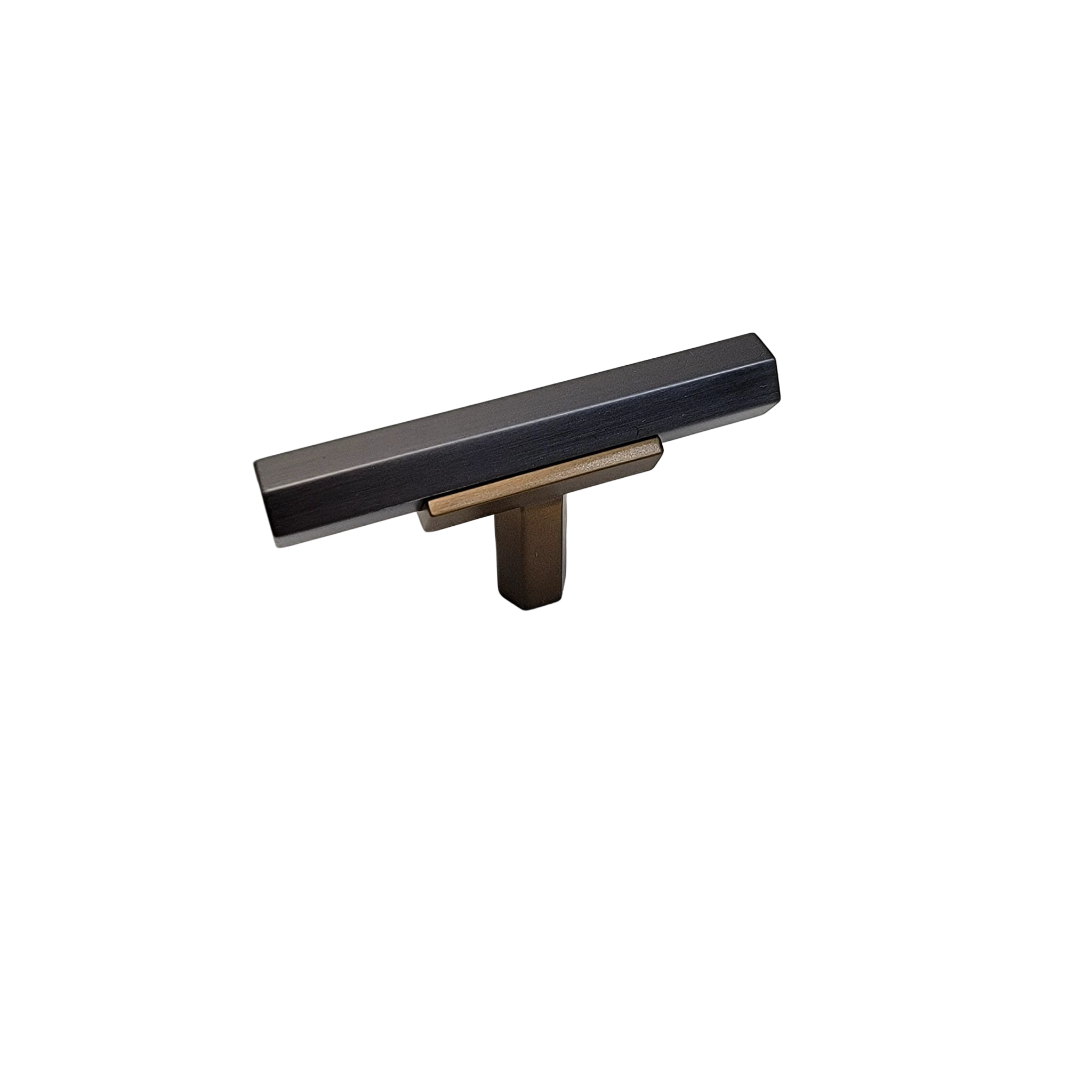 Knob 74 - Champagne Bronze stem with Titanium bar.