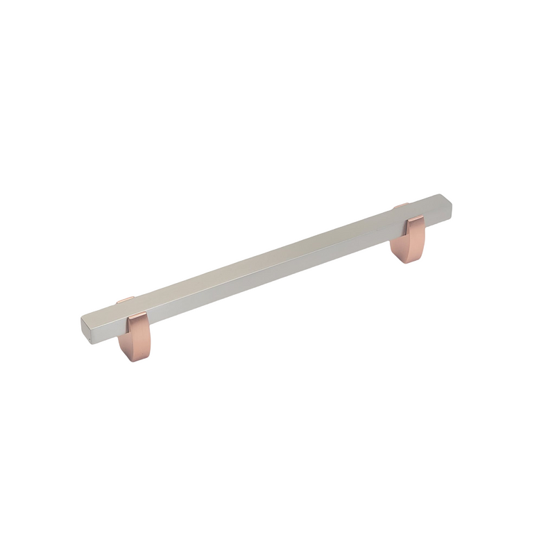 765 - Rose Gold Stems with Brushed Nickel bar available in all mentioned sizes.
