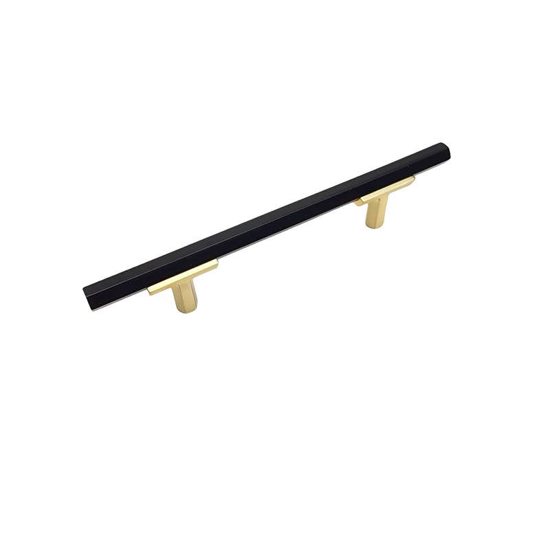 776- Brushed Gold Stem with Matte Black Bar available in all mentioned sizes
