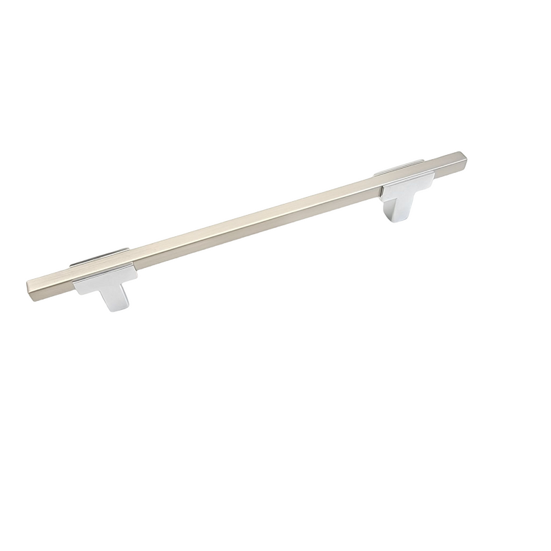 778 - Chrome stems with brushed nickel bar available in all mentioned sizes.
