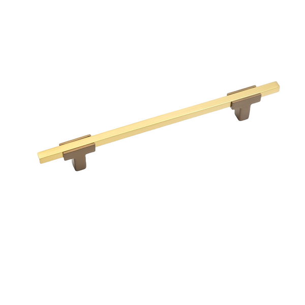 Champagne Bronze stems with brushed gold bar available in all sizes