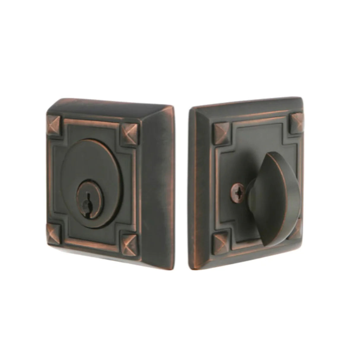 Emtek Brass Arts & Crafts Deadbolt