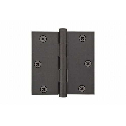 Emtek Residential Plain Bearings, Square Corners, Steel Hinges