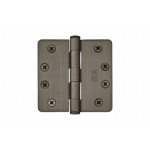 Emtek Residential Plain Bearings, 1/4" Radius Corners, Steel Hinges