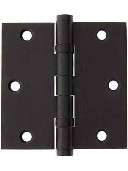 Emtek Heavy Duty Ball Bearing, Square Corners, Steel Hinges (Pair)