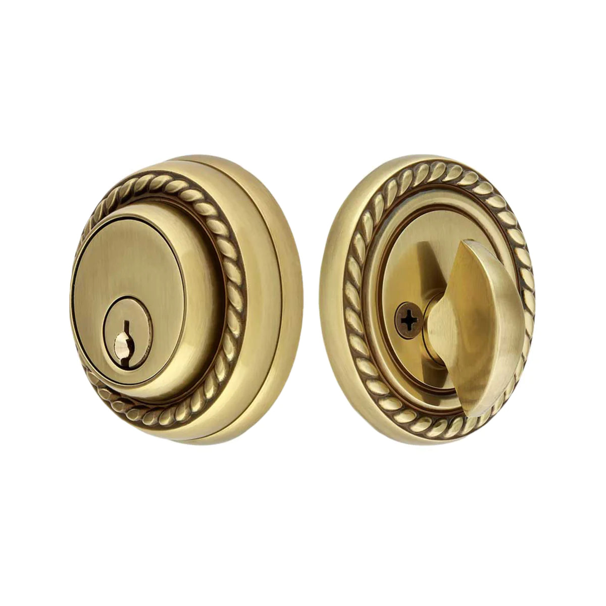 Emtek Brass Rope Deadbolt