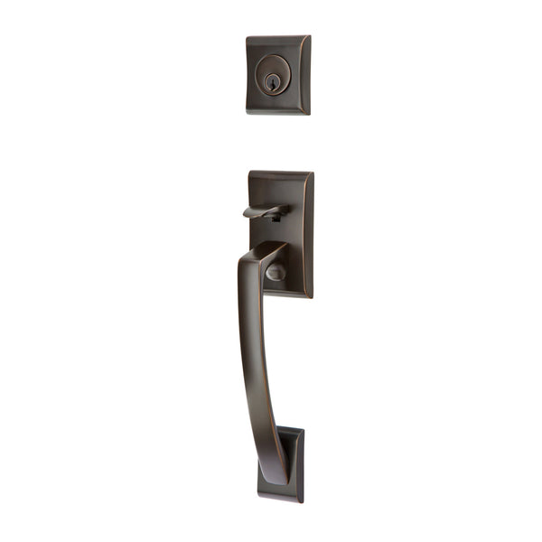 Ares Brass Tubular Entryset in Oil Rubbed Bronze finish