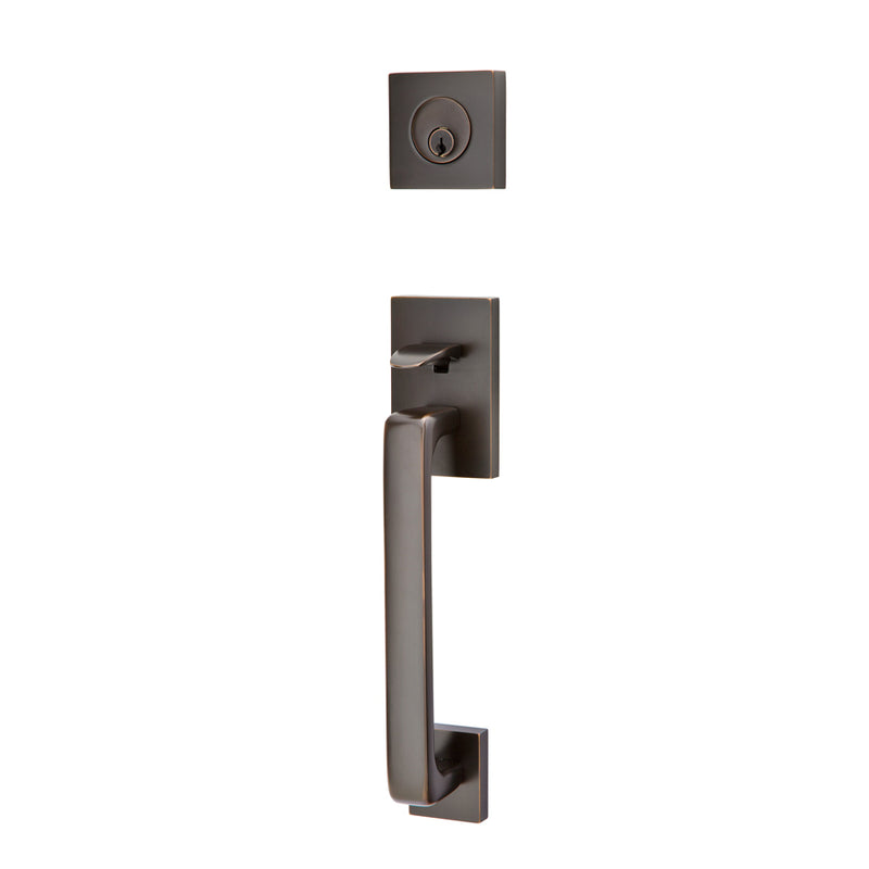 Baden Brass Tubular Entryset in Oil Rubbed Bronze finish