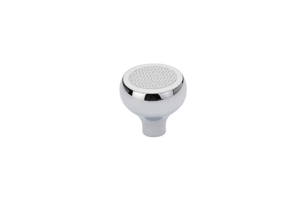 Emtek Carbon Fiber Knob-Silver