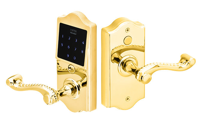 EMTouch™ Classic Style Electronic Leverset with Rope Lever in PVD-Lifetime Finish